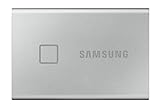 Samsung T7 Touch Portable SSD - 2 TB - USB 3.2 Gen.2 External SSD Metallic...