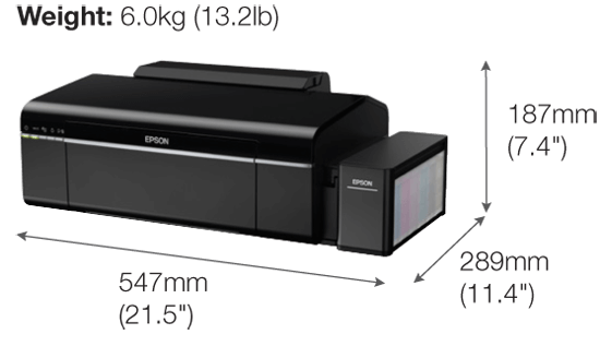 Impresora fotográfica con depósito de tinta Epson L805 Wi-Fi