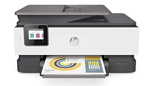 Impresora inalámbrica HP OfficeJet Pro 8025, productividad inteligente para la oficina en casa, tinta instantánea HP, funciona con Alexa (1KR57A)