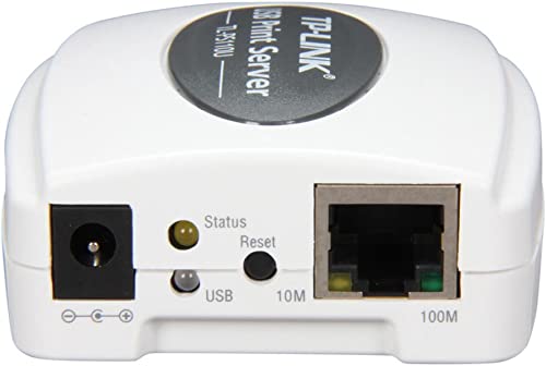 TP-LINK TL-PS110U Servidor de impresión fast ethernet de un solo puerto USB 2.0, compatible con Alerta de correo electrónico, Protocolo de impresión por Internet (IPP) SMB